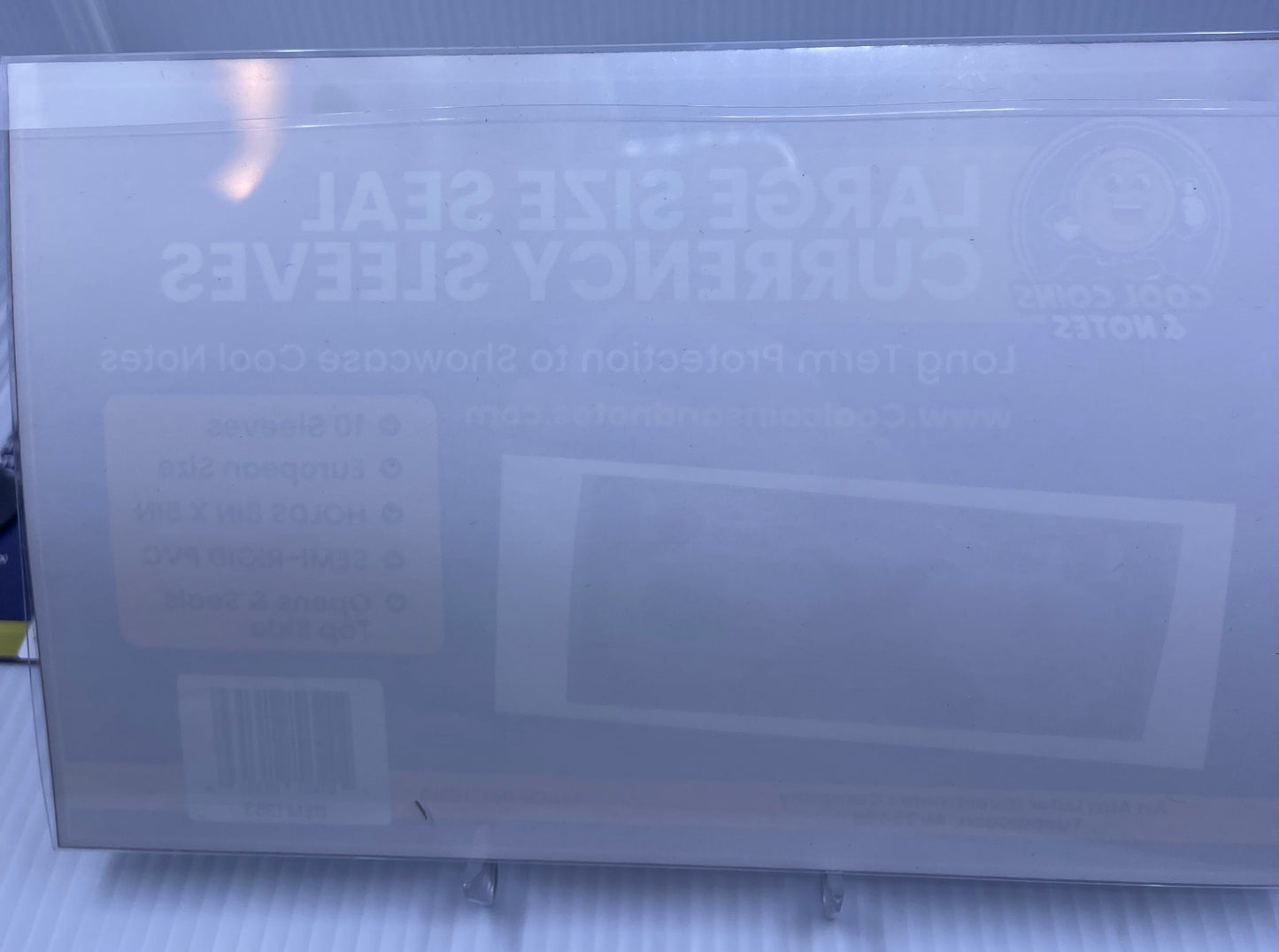Banknote Currency Seal Sleeves Large European Size Currency Topload Holders Notes Cool Coins & Notes Cool Coins & Notes