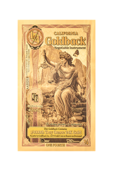 1/4 California Goldback Alpha