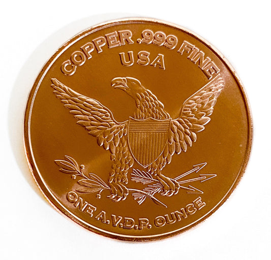 1 oz Copper Round - Colt 45