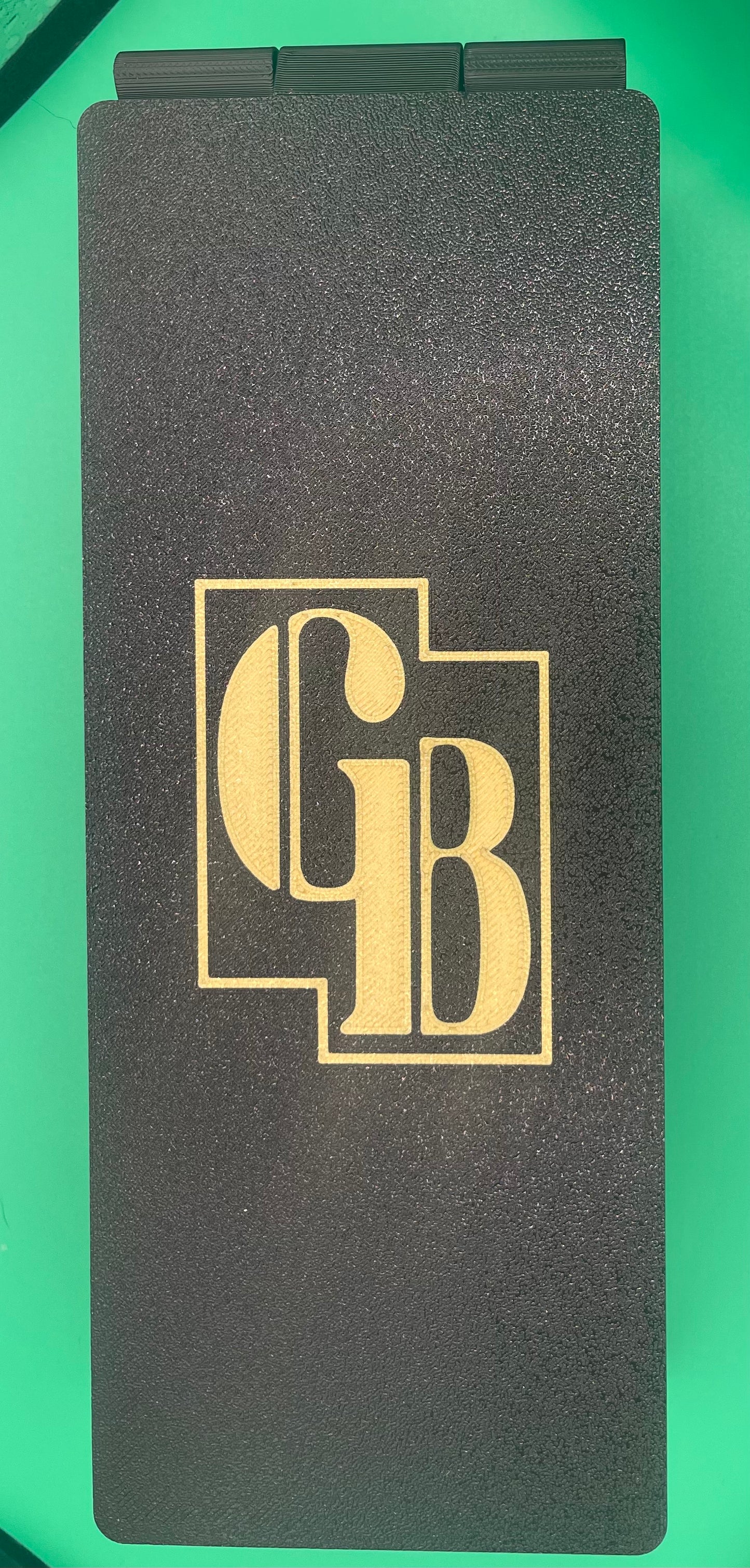 1/4-100 Goldback Storage Box 3D Printed Black