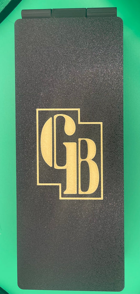 1/4-100 Goldback Storage Box 3D Printed Black