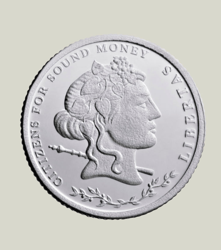 1/5th oz .999 C4SM silver round