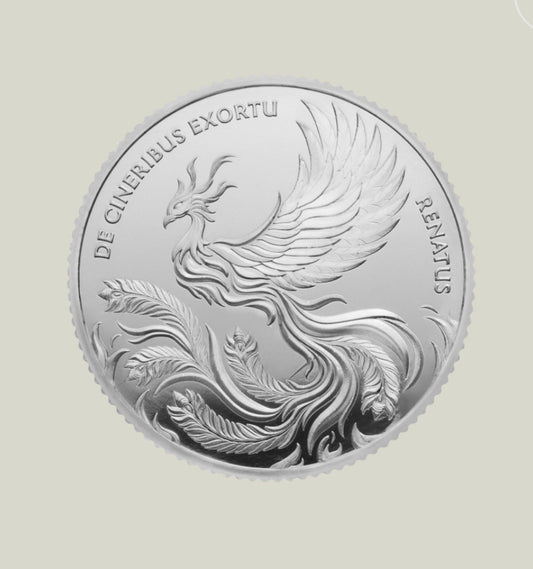 1oz Kinesis Phoenix .999 silver round