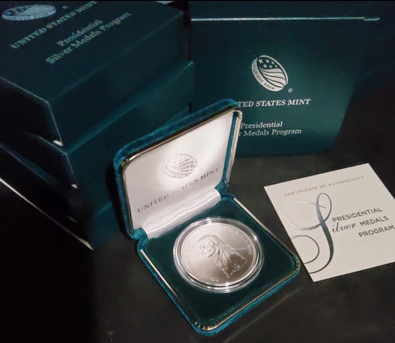 1 oz Silver Presidential Metal Thomas Jefferson US Mint