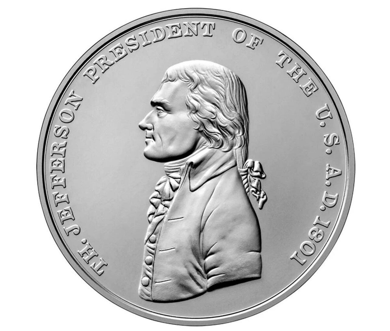 1 oz Silver Presidential Metal Thomas Jefferson US Mint