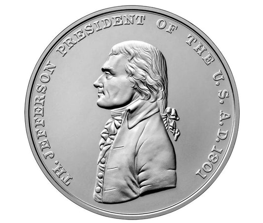 1 oz Silver Presidential Metal Thomas Jefferson US Mint