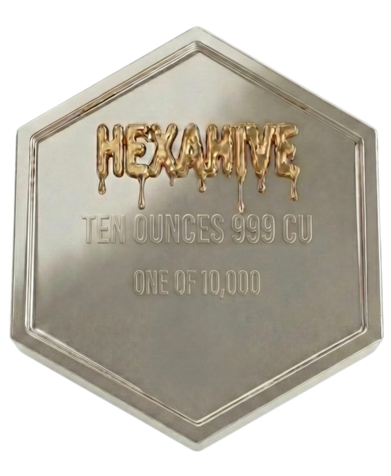 Pre sale HEXAHIVE - 10oz .999 High Relief Copper Coin 2026 ships mid-June K2BX