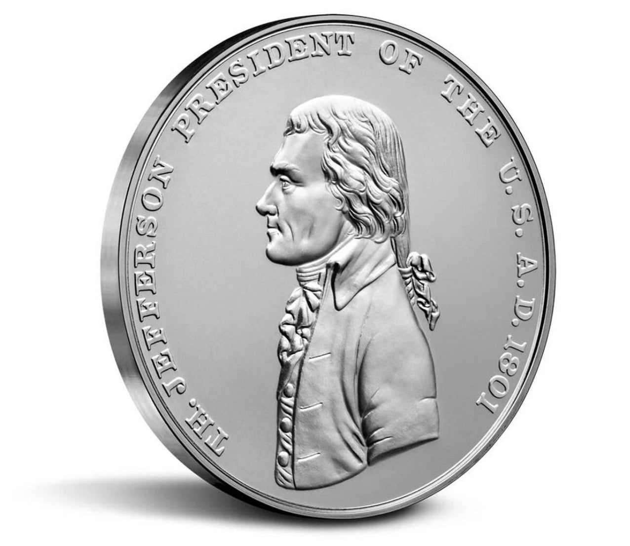1 oz Silver Presidential Metal Thomas Jefferson US Mint