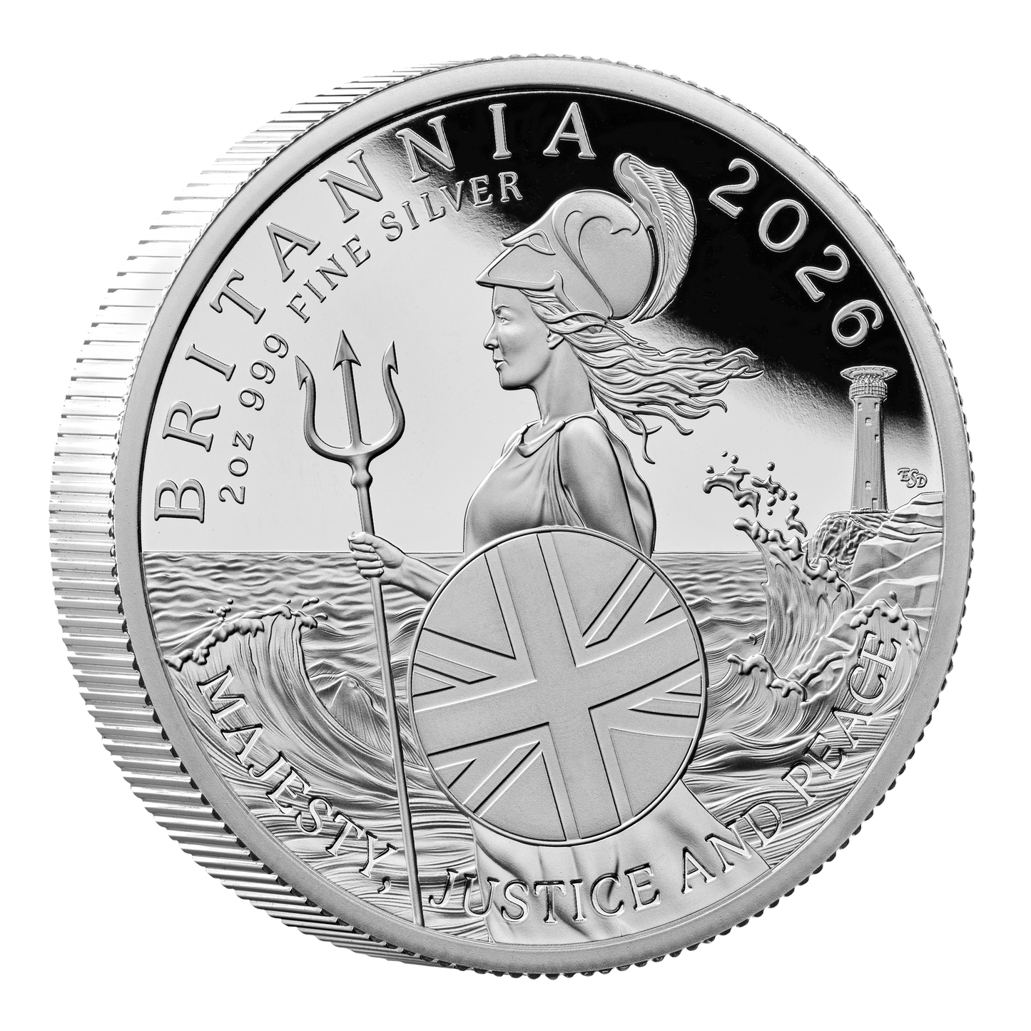 2026 Great Britain Britannia Proof 2 oz Silver Coin In Stock Items, Collectible Coins, National Pride (Any Country)