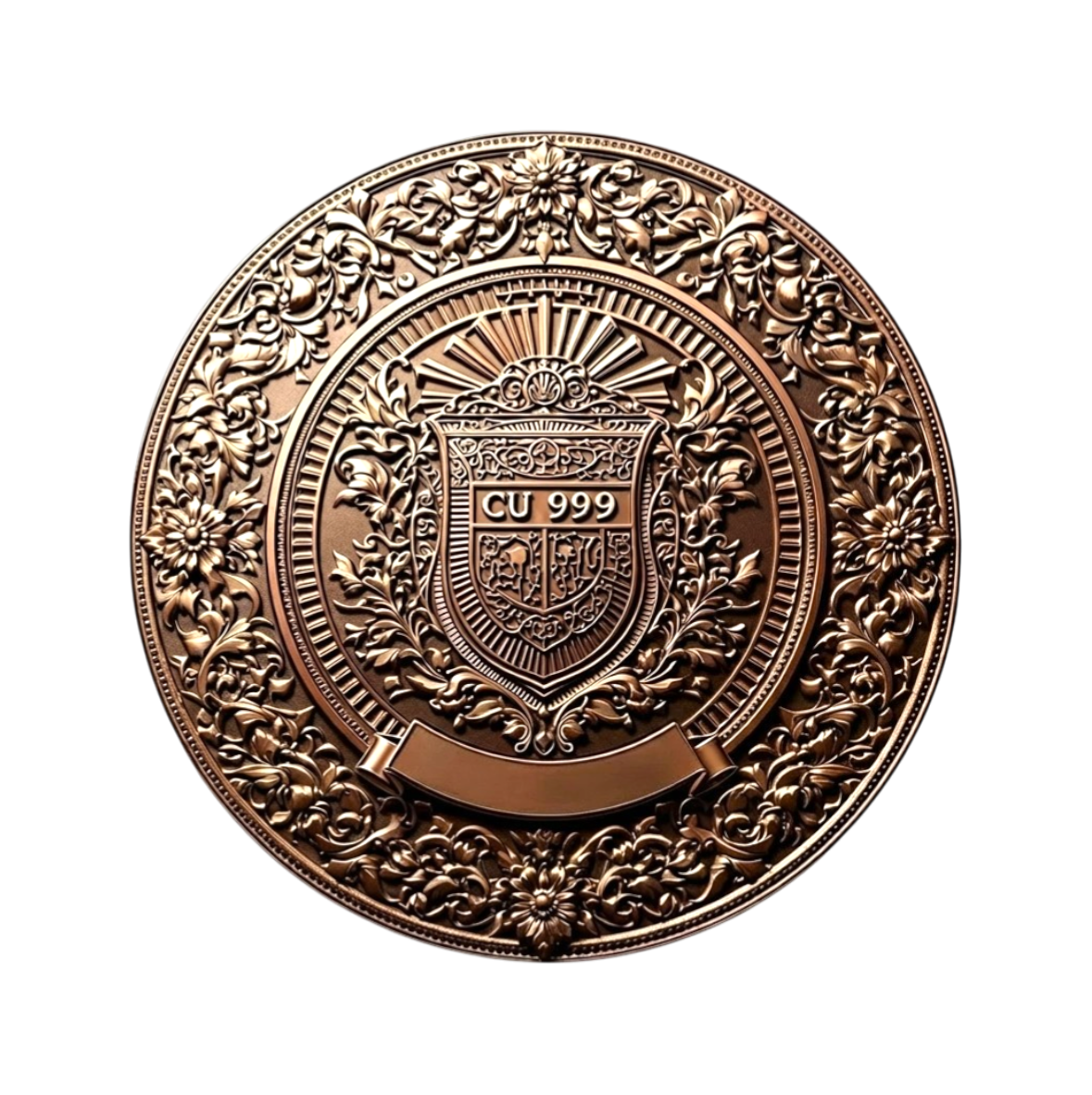 PREORDER Ancient Warriors Samurai 5 oz Copper Medal .999 FINE