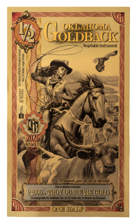 ½ Oklahoma Goldback