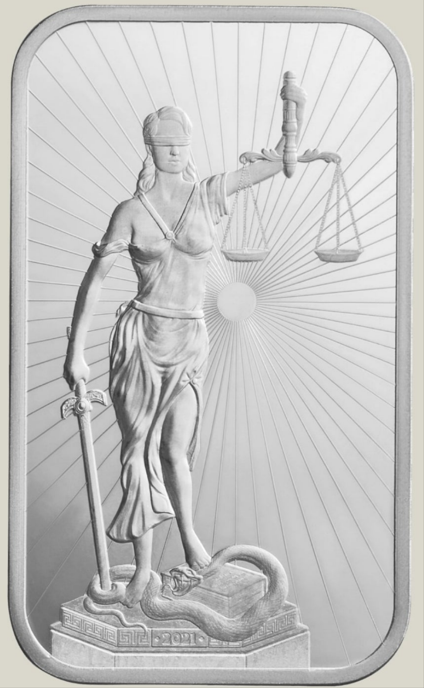 100g Kinesis Themis Silver Bar 2022