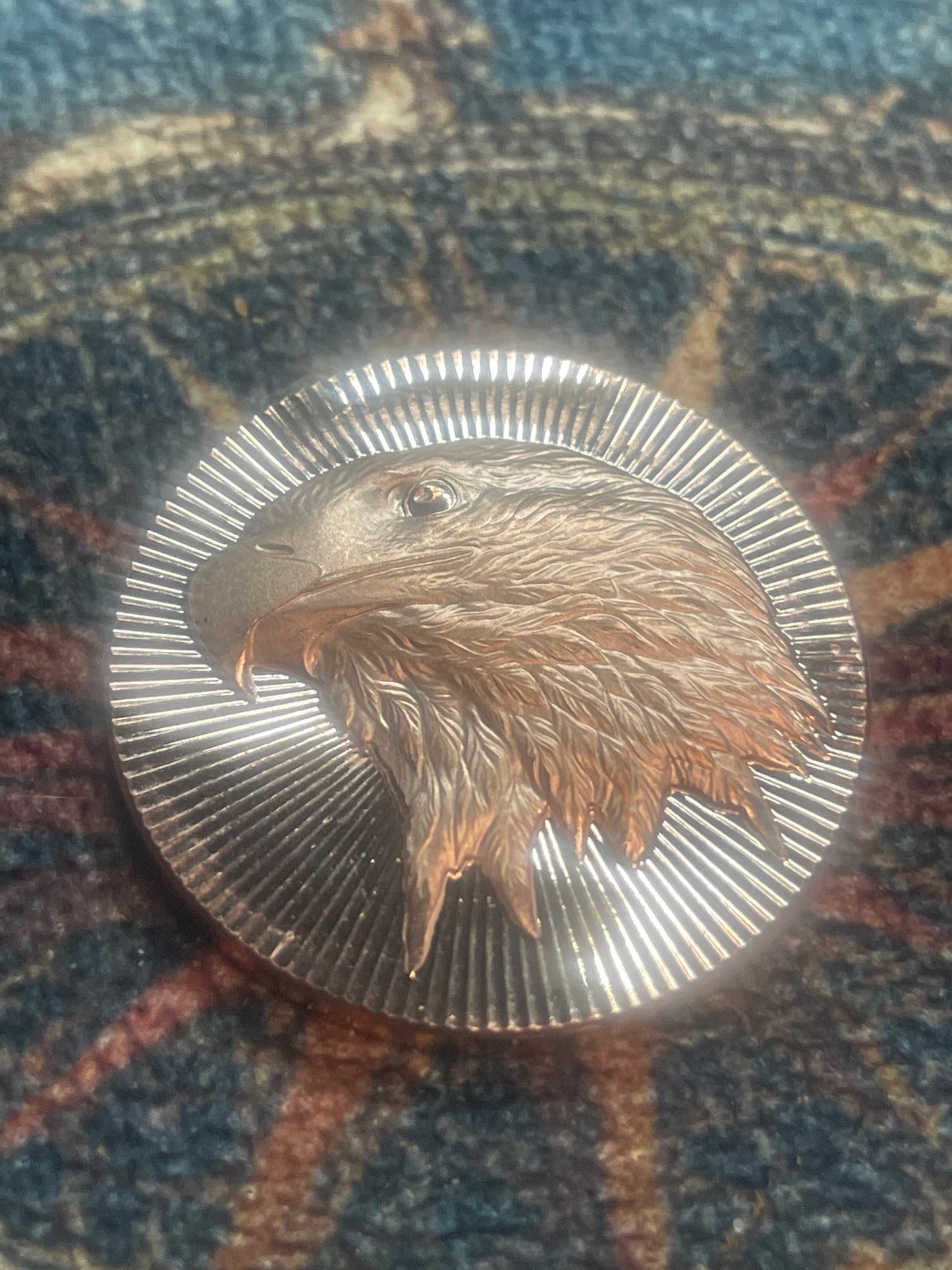 Scottsdale Mint Eagle Stacker 1 oz .999 Fine Copper Round