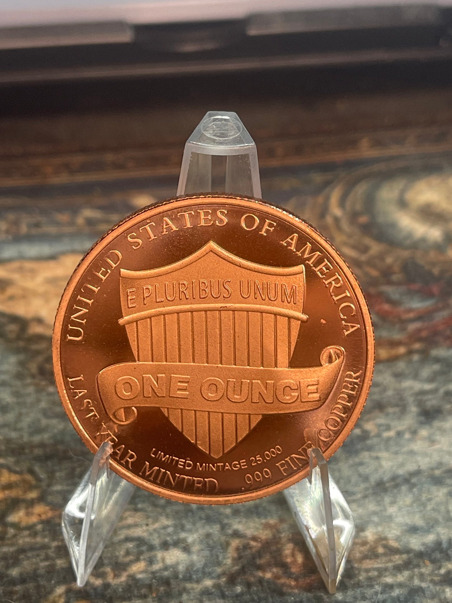 2025 Lincoln Penny Tribute 1oz Copper Round