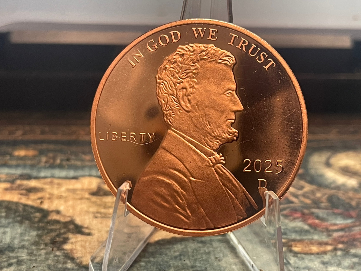 2025 Lincoln Penny Tribute 1oz Copper Round