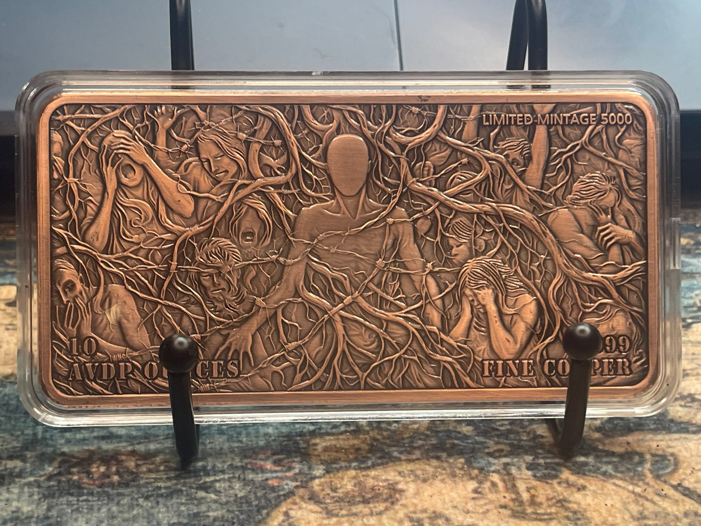 You Reap What You Sow Colorized 10 oz .999 Fine Copper Bar