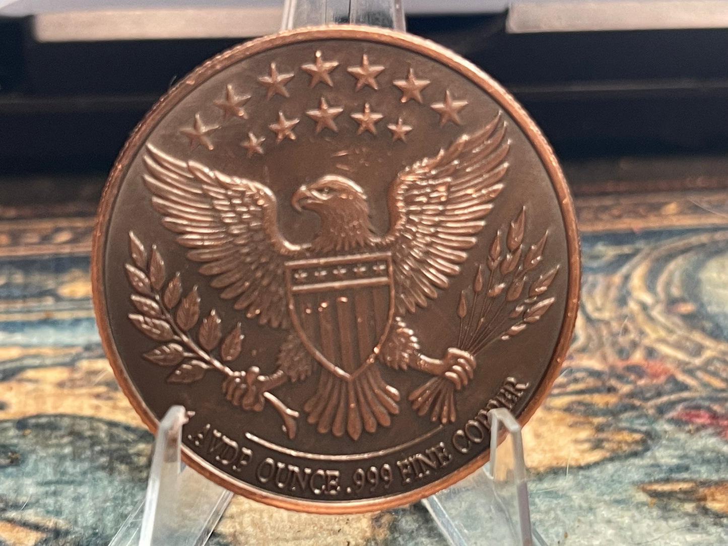 Sunset Liberty Colorized 1 oz .999 Fine Copper Round