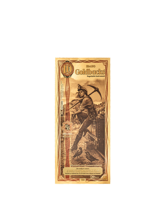 Idaho, 2026, 10 Goldbacks MMR