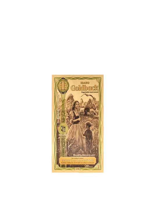 PREORDER Idaho, 2026, 1 Goldback ZXA