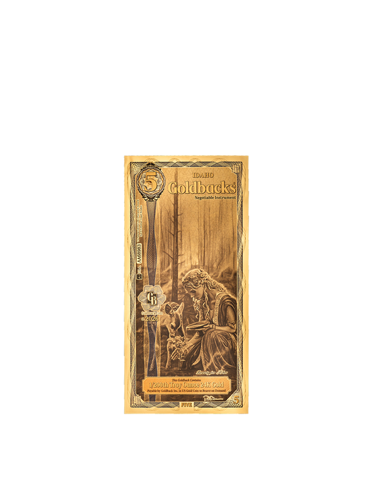 Idaho, 2026, 5 Goldback VBB