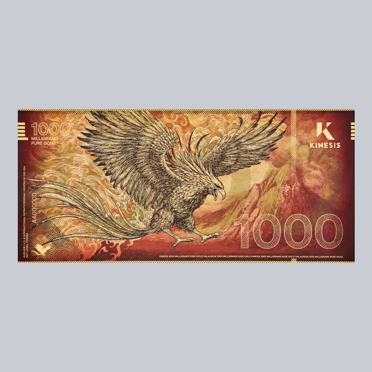 1000mg Kinesis Phoenix Gold Bill