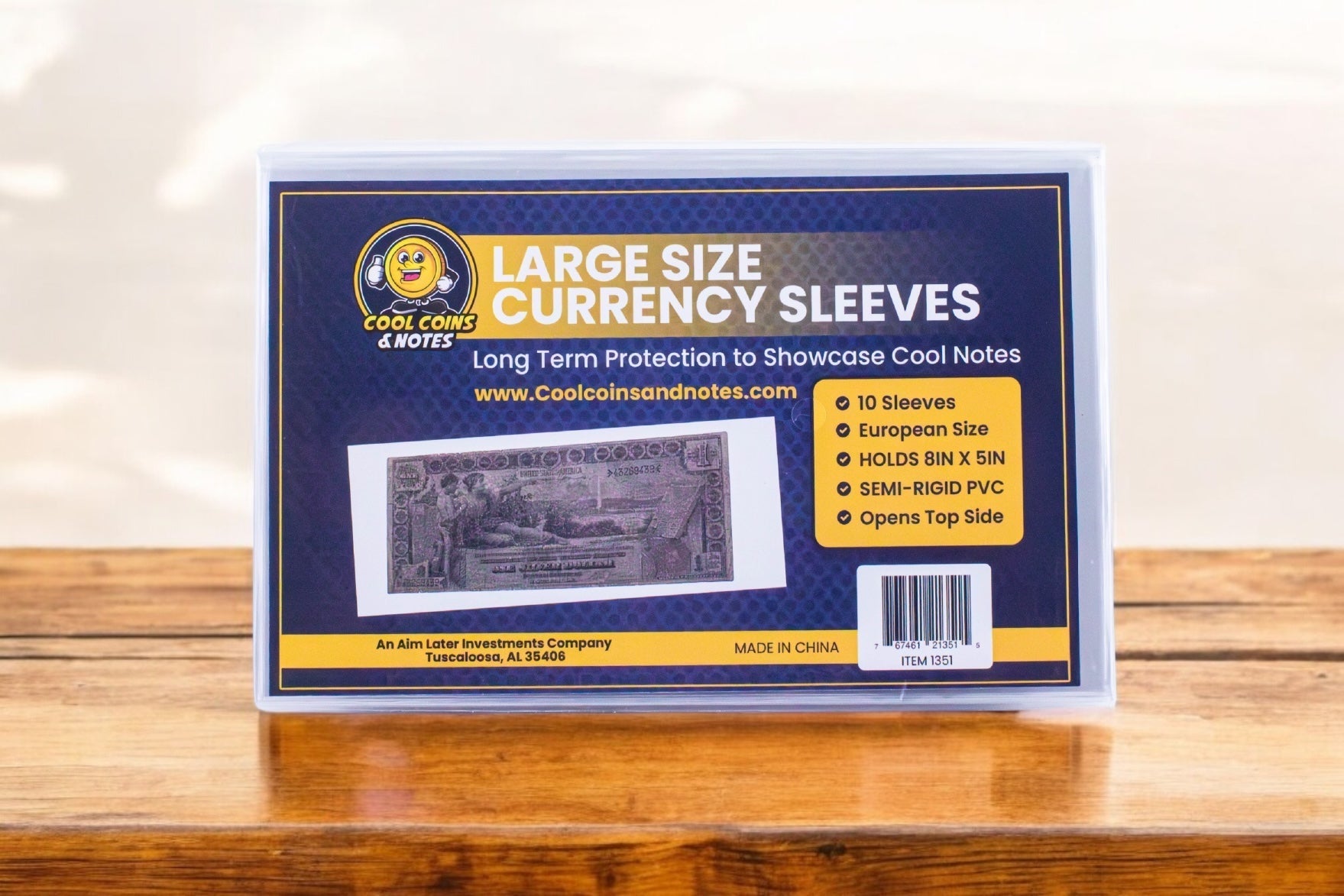 100 Banknote Currency Sleeves Rigid Large European Size Topload Holders Notes Cool Coins & Notes Cool Coins & Notes