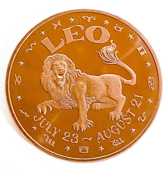 1 oz Copper Round - Leo