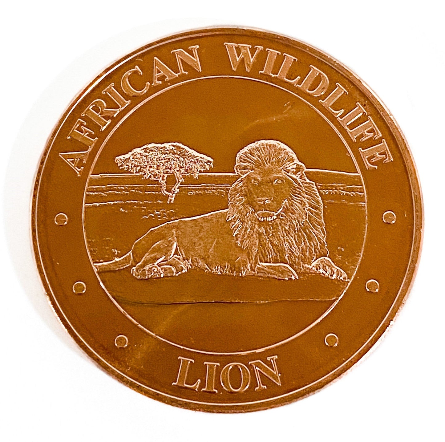 1 oz Copper Round - Lion