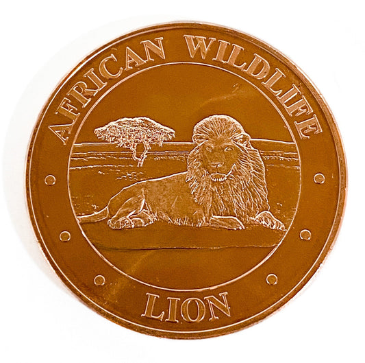 1 oz Copper Round - Lion