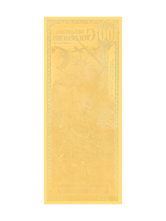 Oklahoma Alpha 100 Goldback