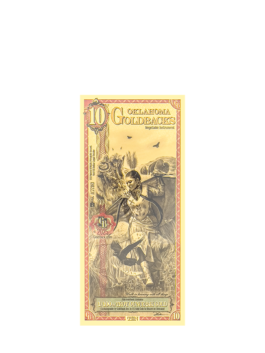 Oklahoma Alpha 10 Goldback