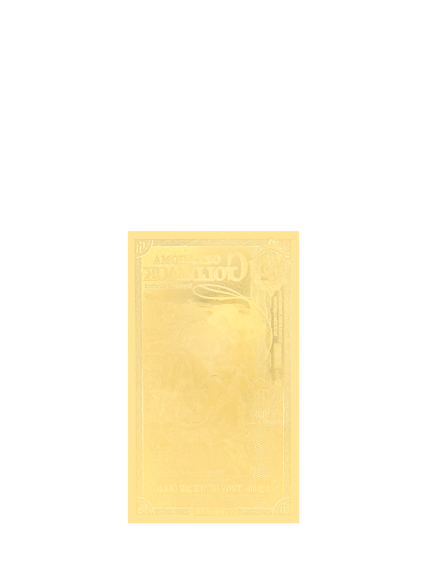 Oklahoma Alpha 1/2 Goldbacks