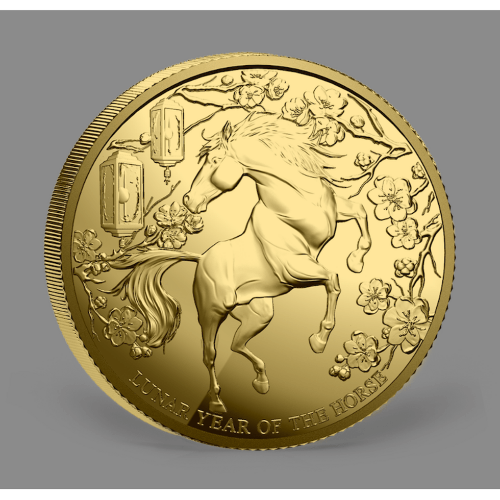 2026 Pitcairn Islands Lunar Horse 0.5g Gold Coin In Stock Items, Collectible Coins, Gold Coins, Collectible Coins, Animal Theme, Lunar Calendar
