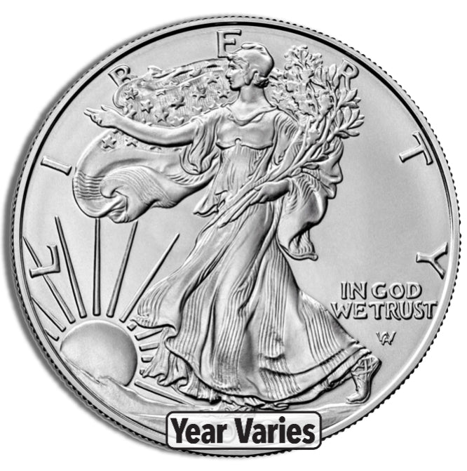 Silver American Eagle - BU (Year Varies)| K2BX