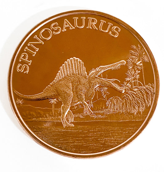 1 oz Copper Round - Spinosaurus