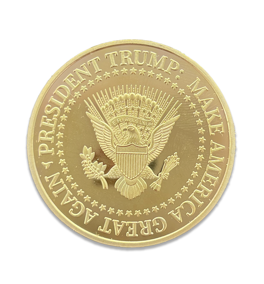 Trump 45/47 Gold Colored Coin
