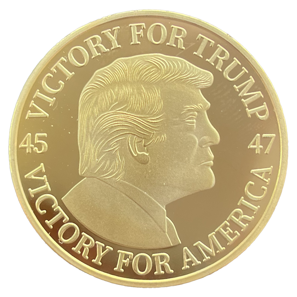 Trump 45/47 Gold Colored Coin