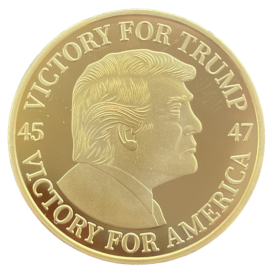 Trump 45/47 Gold Colored Coin
