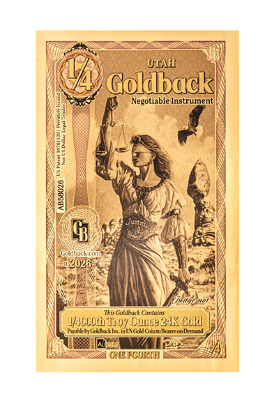 1/4 Utah Goldback Alpha 2026