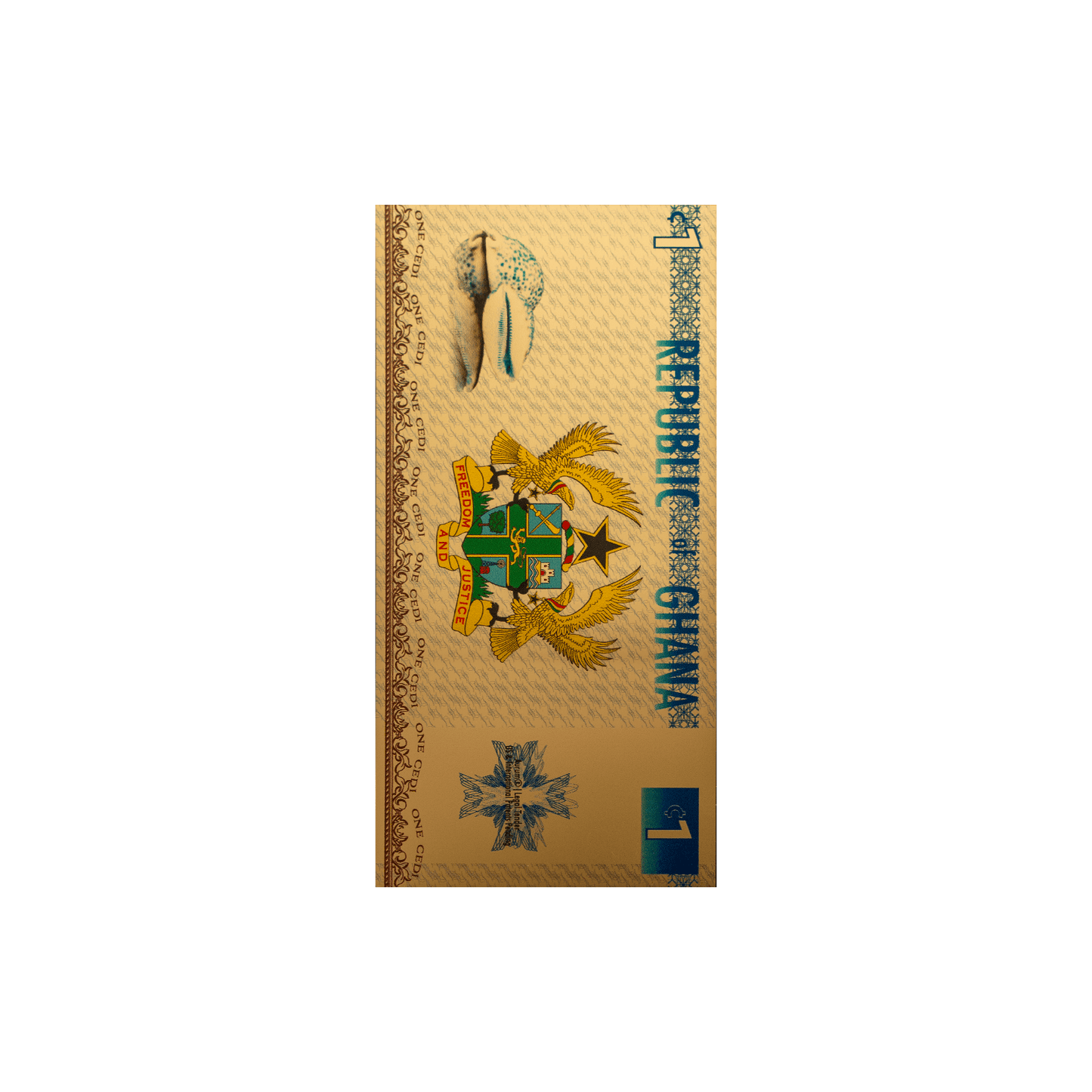 Ghana - 1 Cedi Aurum