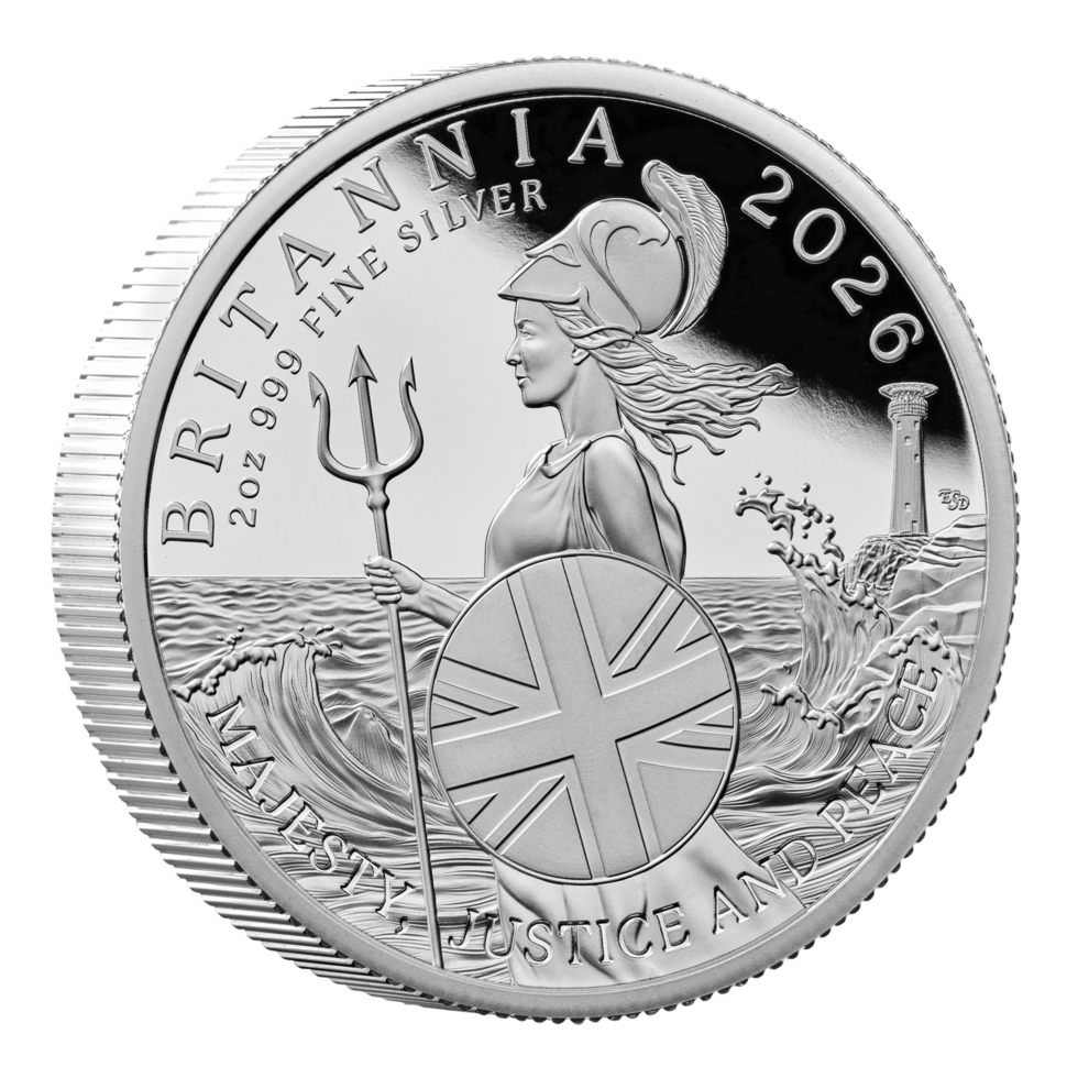2026 Great Britain Britannia Proof 2 oz Silver Coin In Stock Items, Collectible Coins, National Pride (Any Country)