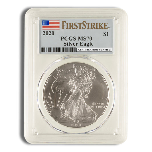 2020 Silver Eagle PCGS MS70 First Strike