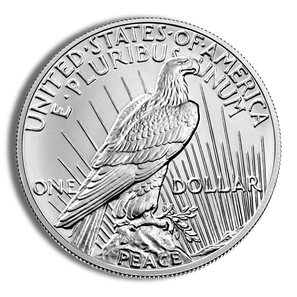 2021-P Peace Silver Dollar w/Box &amp; COA
