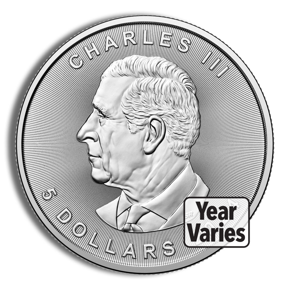1 oz Canadian Silver Maple Leaf (Year Varies)