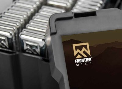 1 Kilo Silver Bar - Frontier Mint (Frosted)