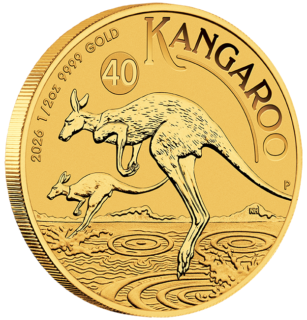 2026 1/2 oz Australian Kangaroo Gold Coin