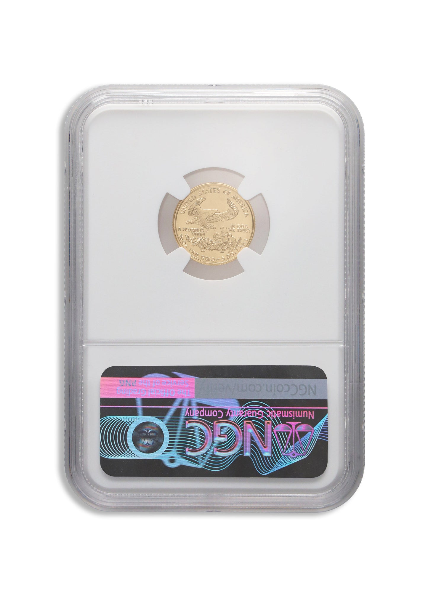 2000 1/10 oz Gold Eagle $5 NGC MS70