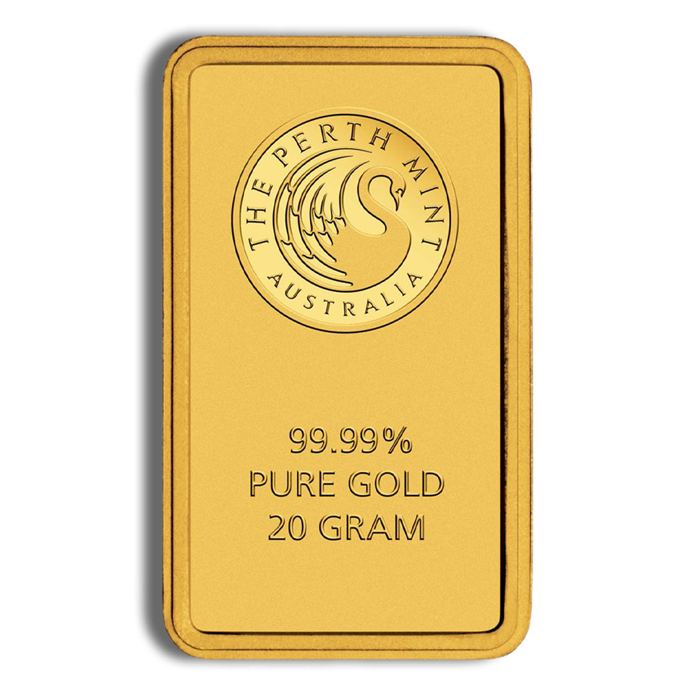 20 gram Gold Bar - Perth Mint (Carded)