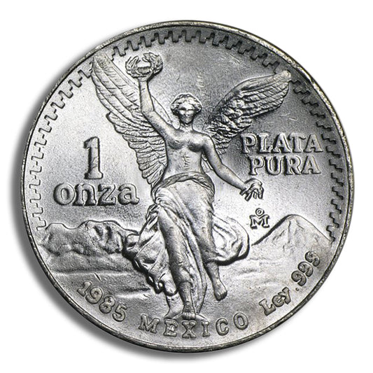 1985 1 oz Silver Mexican Libertad - BU