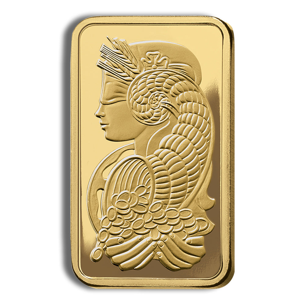 1/2 oz Gold Bar - PAMP Fortuna (Carded)